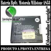 Bateria Bp6x Motorola Mb200 / Milistone A853 - FRETE GRÁTIS