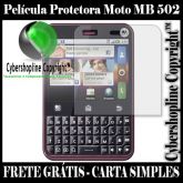 Película Protetora Motorola MB502