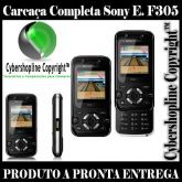 Carcaça Completa Celular Sony Ericsson F305 - FRETE GRÁTIS