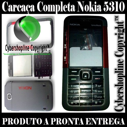 Carcaça Completa Nokia 5310 - FRETE GRÁTIS