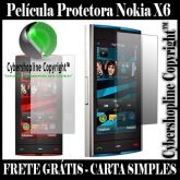 Película Protetora Nokia X6 - Transparente